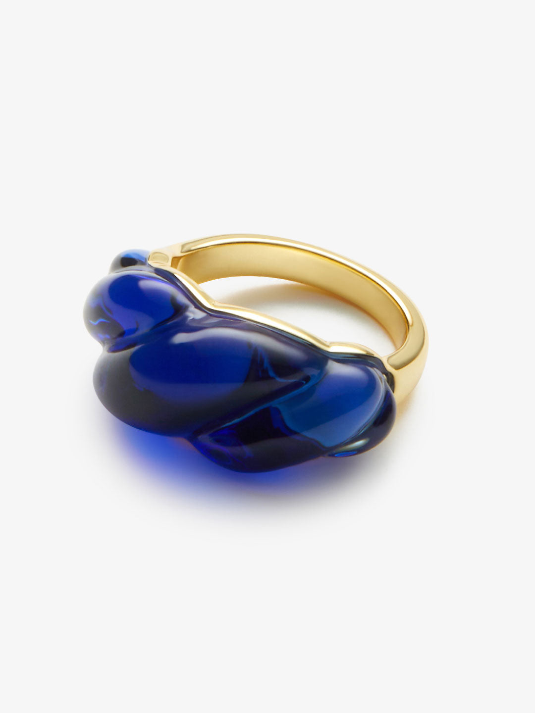Ana Luisa Jewelry Rings Statement Rings Glass Ring Faye Gold