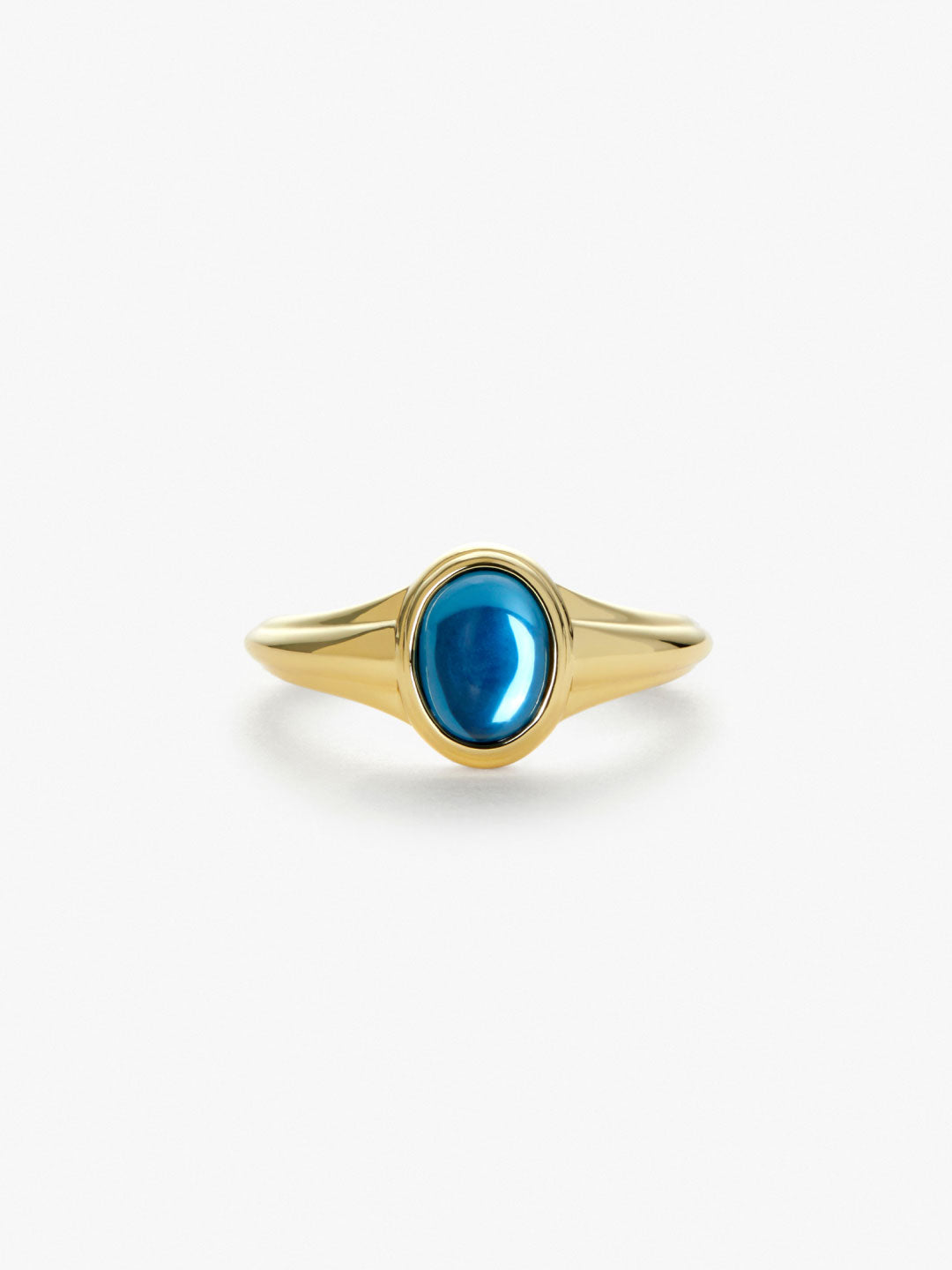 Ana Luisa Jewelry Rings Statement Rings Glass Ring Mazie Gold