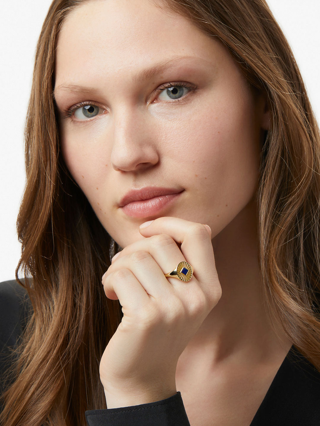 Ana Luisa Jewelry Rings Statement Rings Gold Signet Ring Betsy Gold