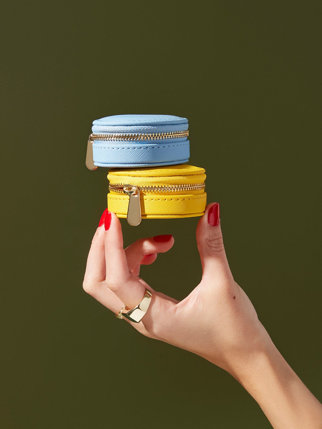 Ana Luisa Jewelry Accessories Storage Travel Jewelry Case Mini Mini Jewelry Case Yellow
