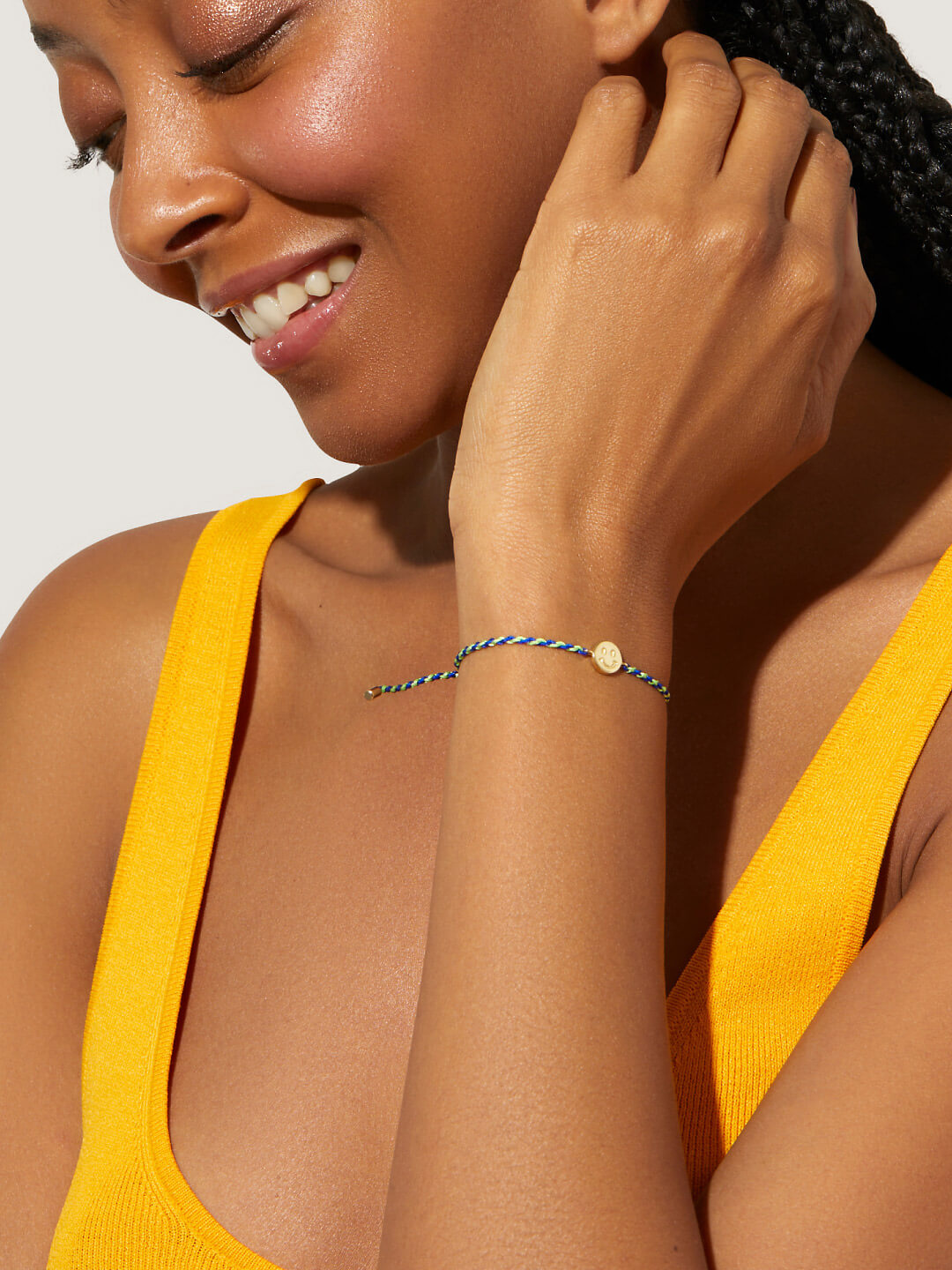 Ana Luisa Jewelry Bracelets Light Chains Friendship Bracelet Smiley Bracelet Gold