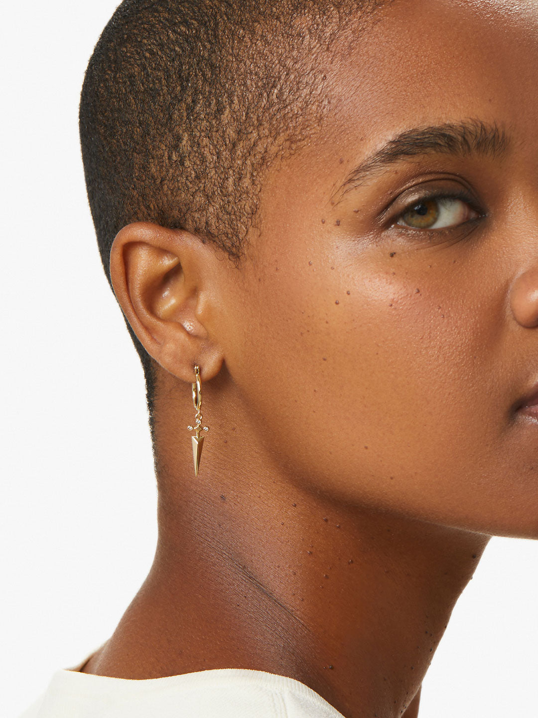 Ana Luisa Jewelry Co Creation Earrings Gold Dagger Earrings Hana Lee Gold