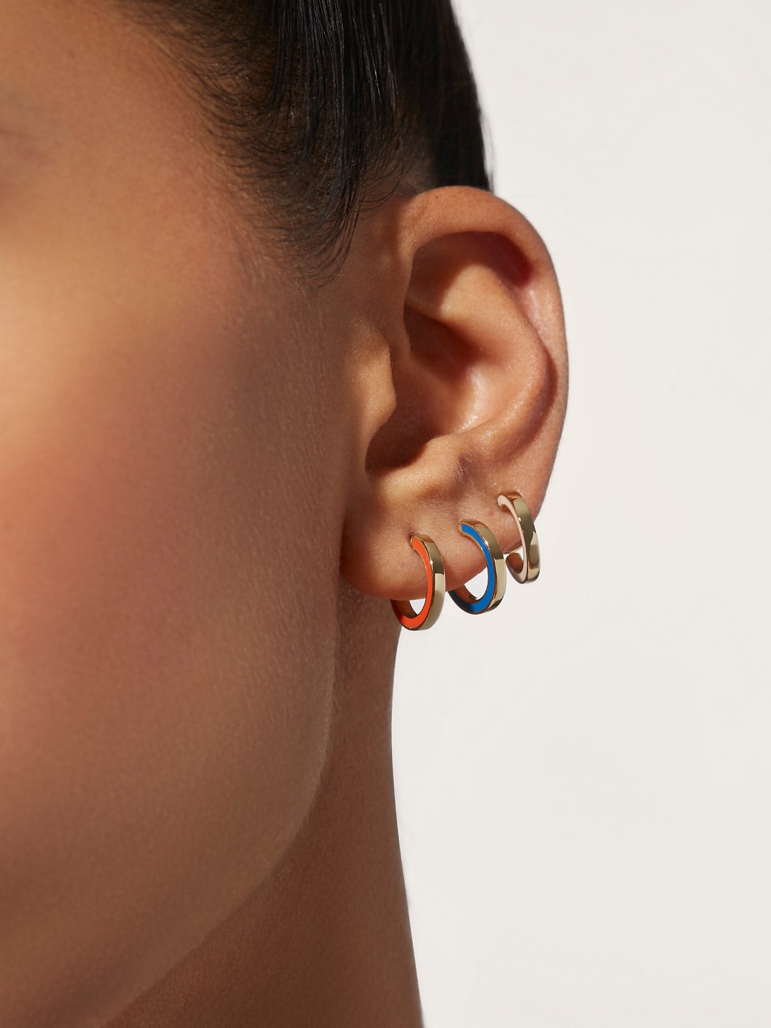 Ana Luisa Jewelry Earring Small Hoops Mini Hoop Earrings Cori Poppy Gold