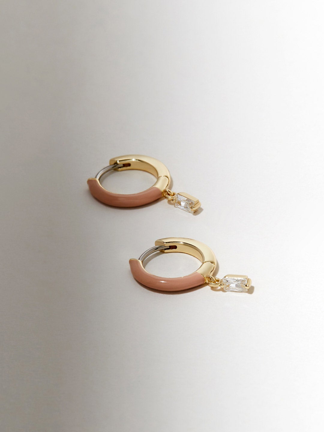 Ana Luisa Jewelry Earring Small Hoops Small Hoop Earrings Lee Mauve Silver