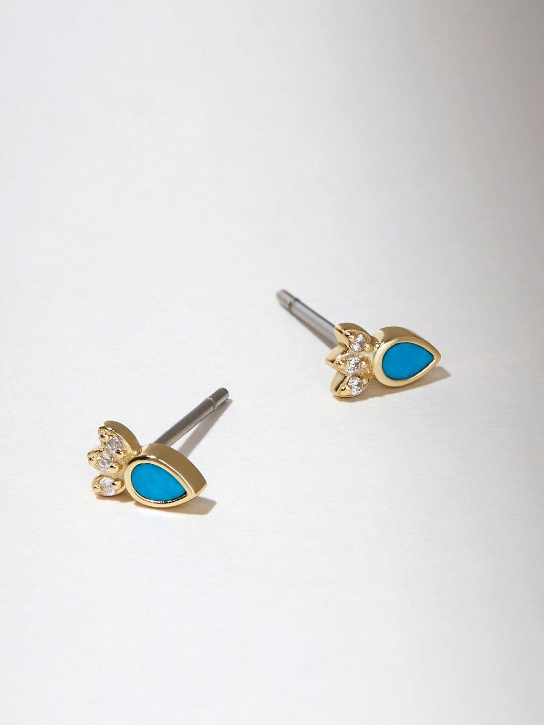 Ana Luisa Jewelry Earring Stud Turquoise Earrings Lukas Silver