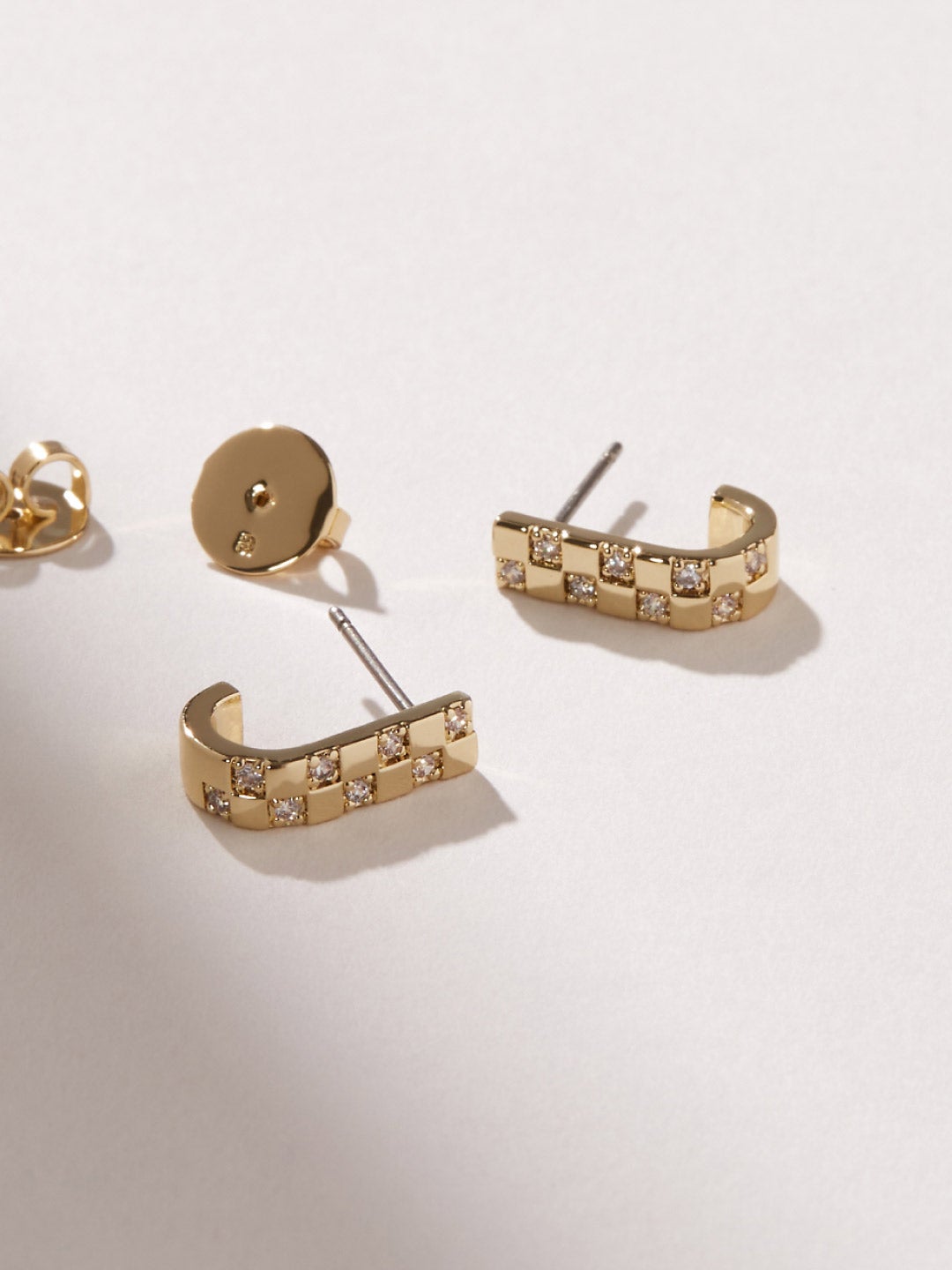 Ana Luisa Jewelry Earrings Stud Earrings Semi Hoop Earrings Ori Gold