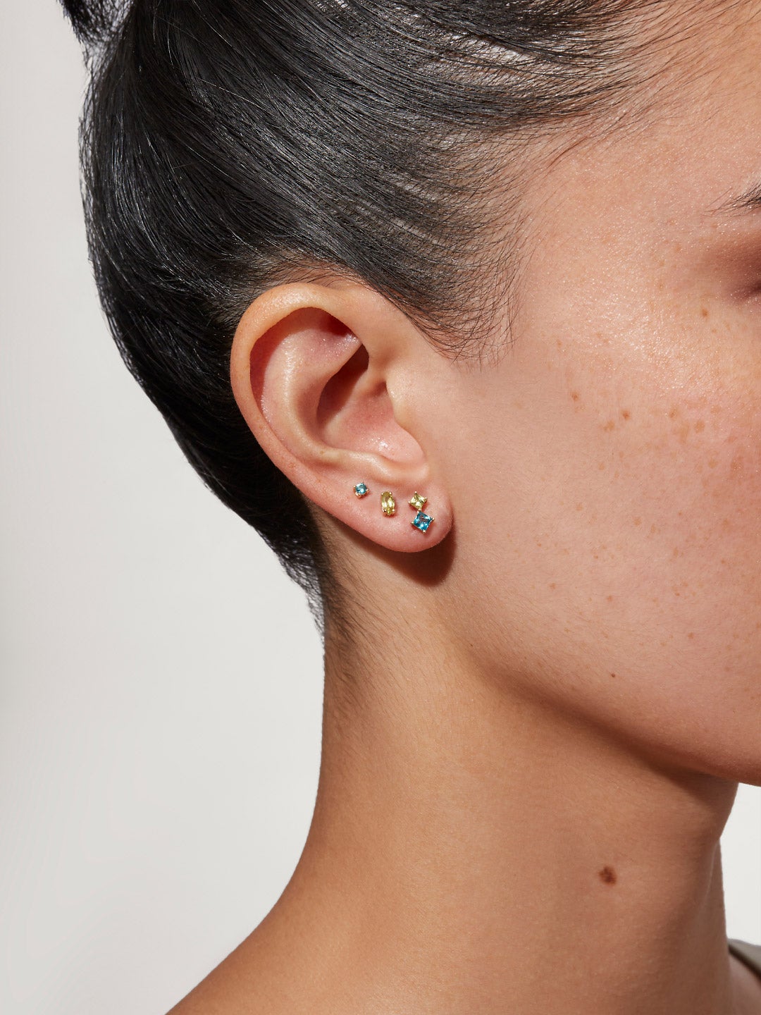 4 - Ana Luisa Jewelry Earrings Stud Earrings Set Val Marine Gold