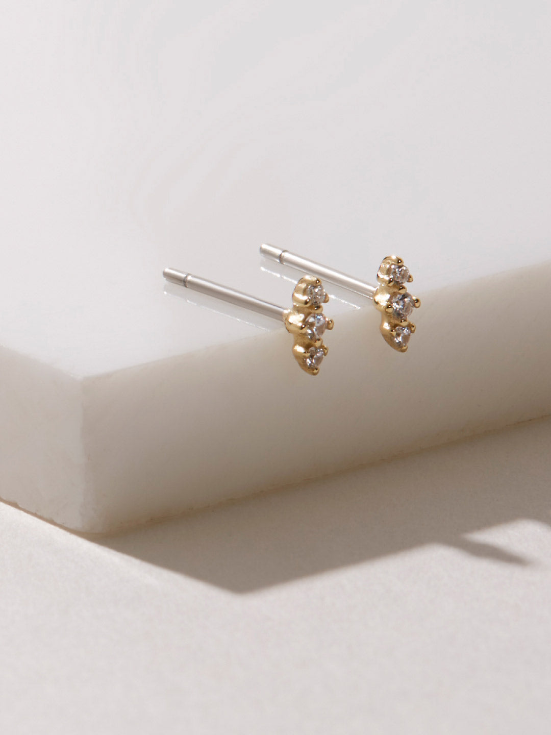 Ana Luisa Jewelry Earrings Stud Triple Bar Studs Rumi Silver