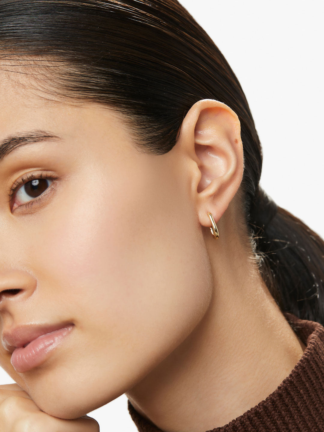 Ana Luisa Jewelry Hoop Earrings Gold Hoop Earrings Rox Mini Silver