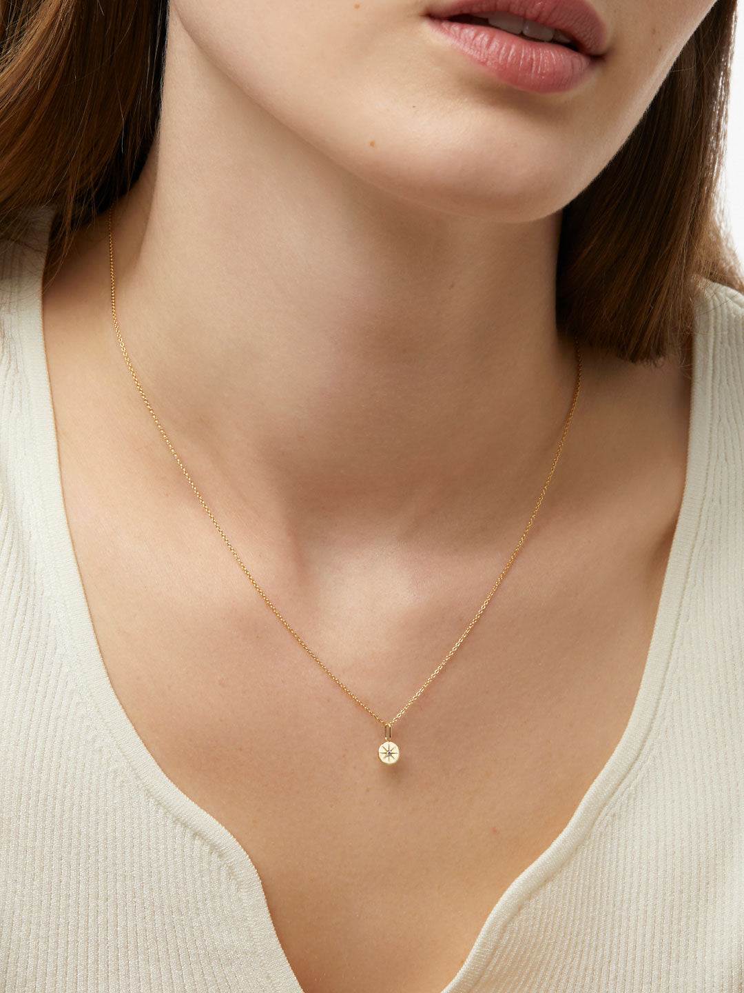 Ana Luisa Jewelry Necklaces Light Chains Dainty Gold Necklace Gold Chain Necklace Solid Gold