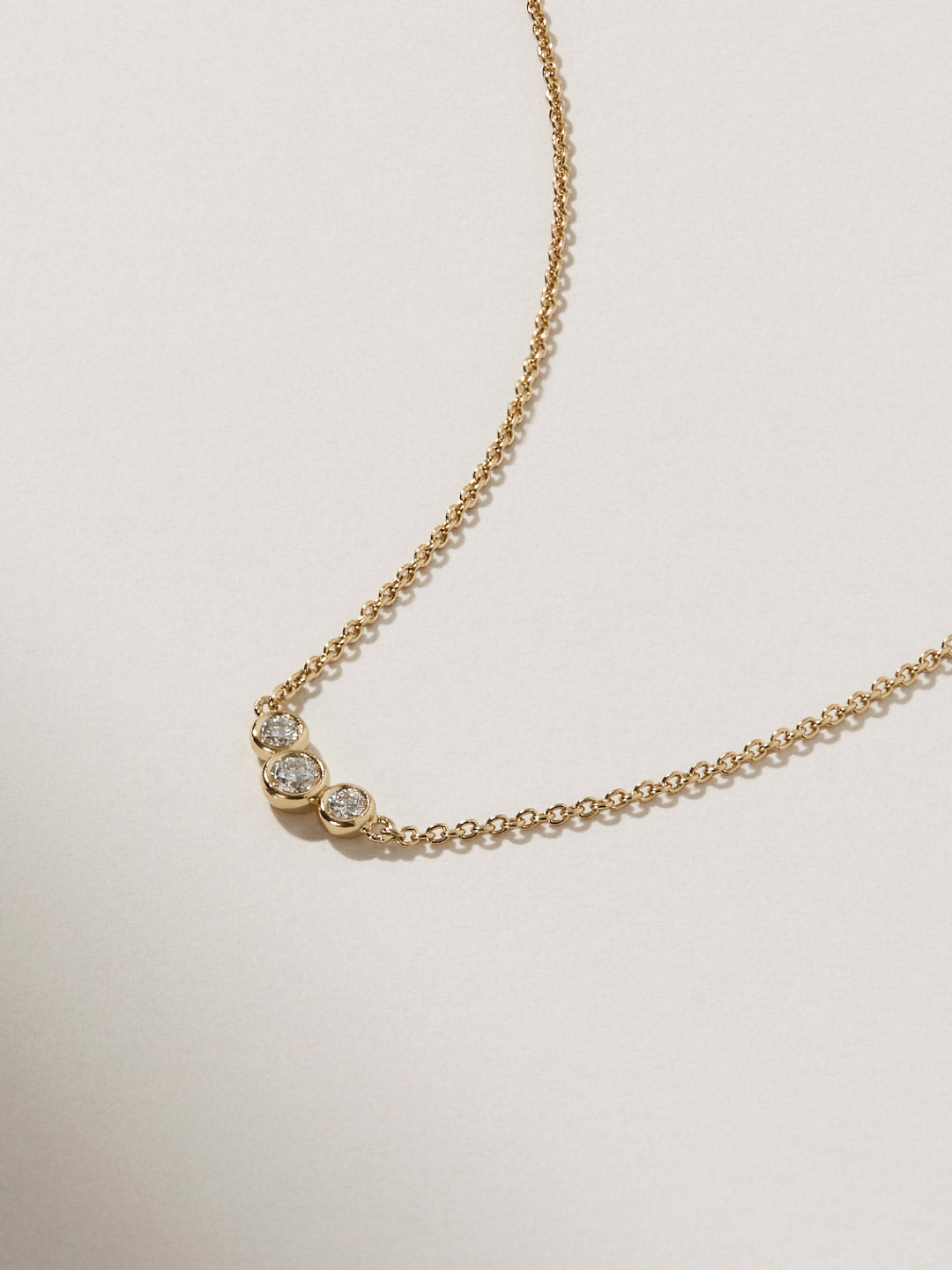 Ana Luisa Jewelry Necklaces Pendants Diamond Necklace Diamond Trio Pendant Silver Diamond