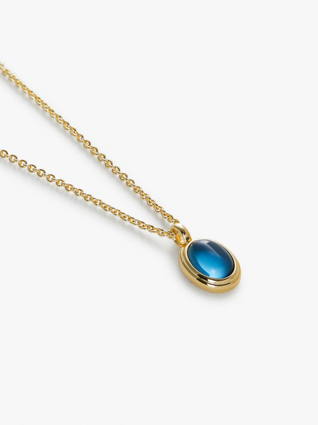 Ana Luisa Jewelry Necklaces Pendants Glass Pendant Necklace Delia Gold