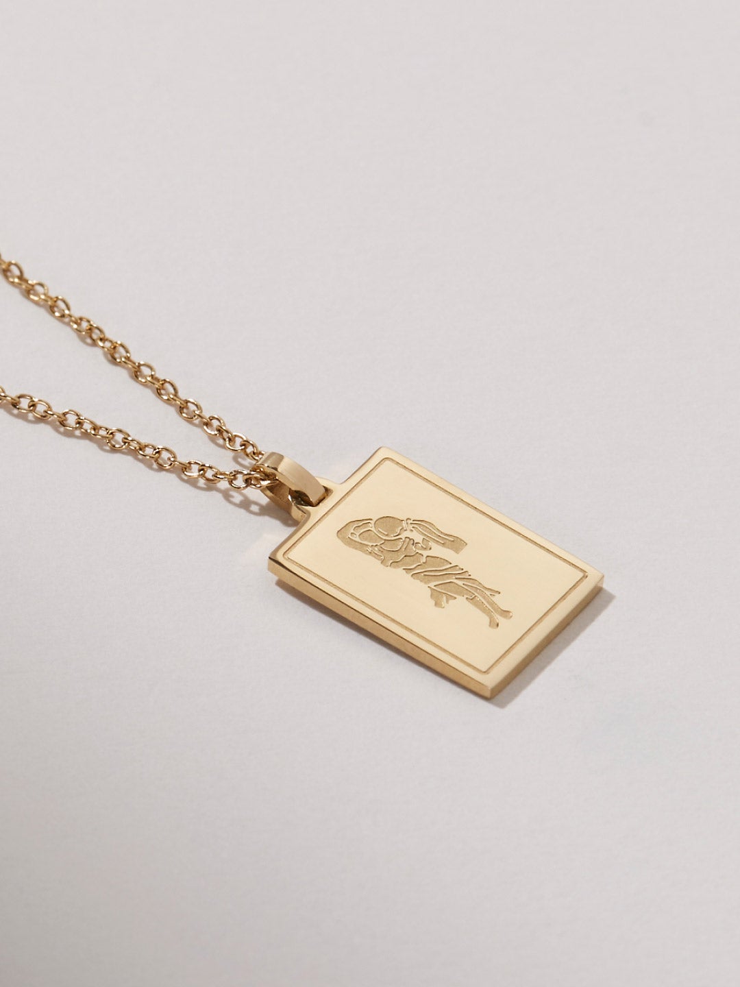 Ana Luisa Jewelry Necklaces Pendants Zodiac Necklace Aquarius Stainless Steel