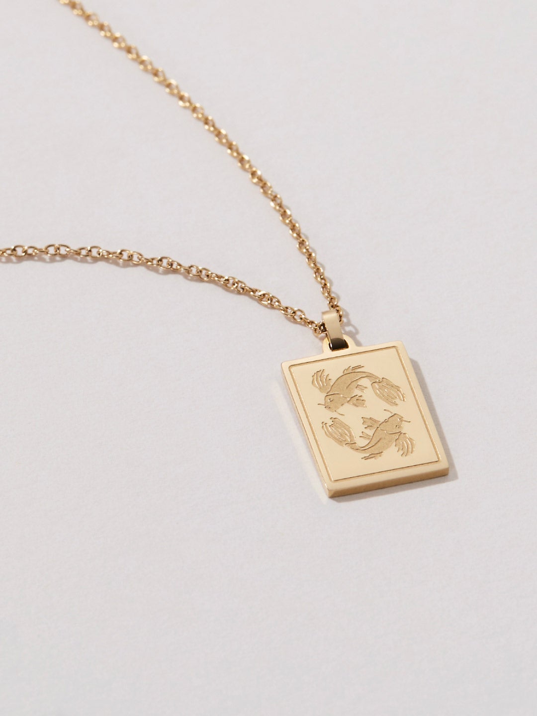 Ana Luisa Jewelry Necklaces Pendants Zodiac Necklace Pisces Stainless Steel