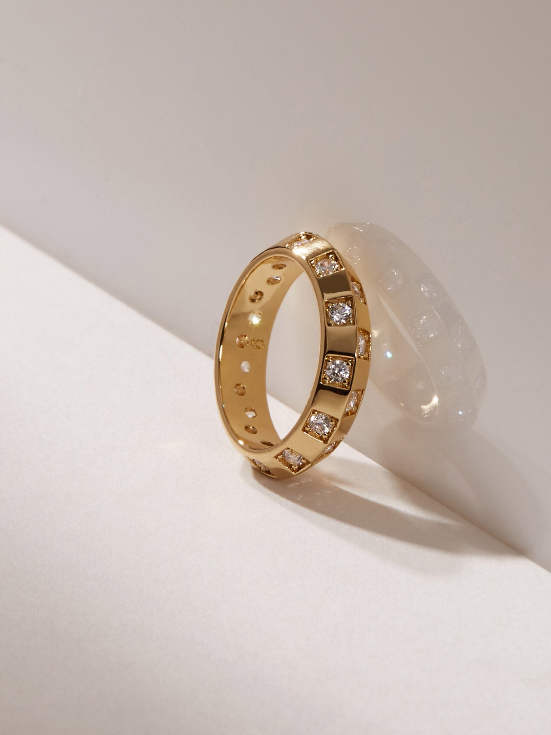 Ana Luisa Jewelry Rings Band Statement Ring Nala Gold