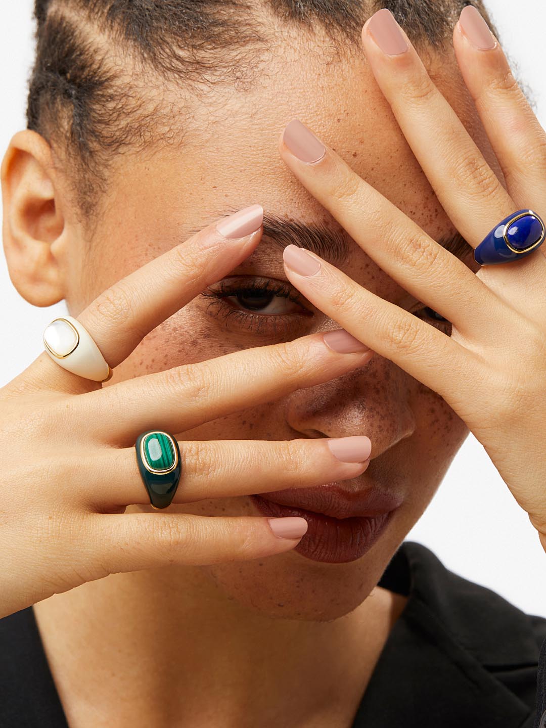 Ana Luisa Jewelry Rings Statement Rings Statement Ring Lennon Lapis Gold