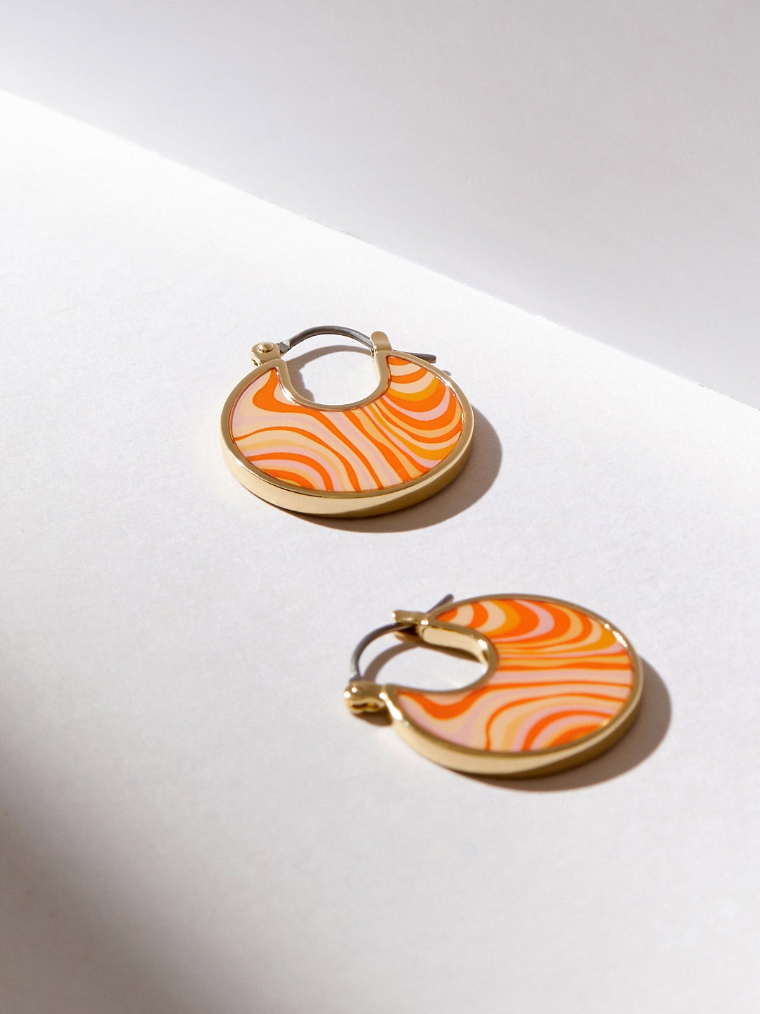 Ana Luisa Jewelry Earring Statement Earrings Hana Liquid Orange Gold