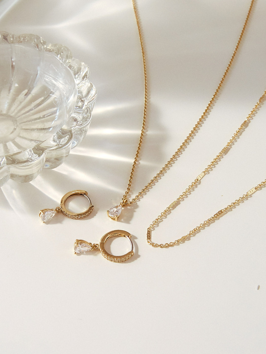 Ana Luisa Jewelry Earrings Necklace Date Night Bundle Gold