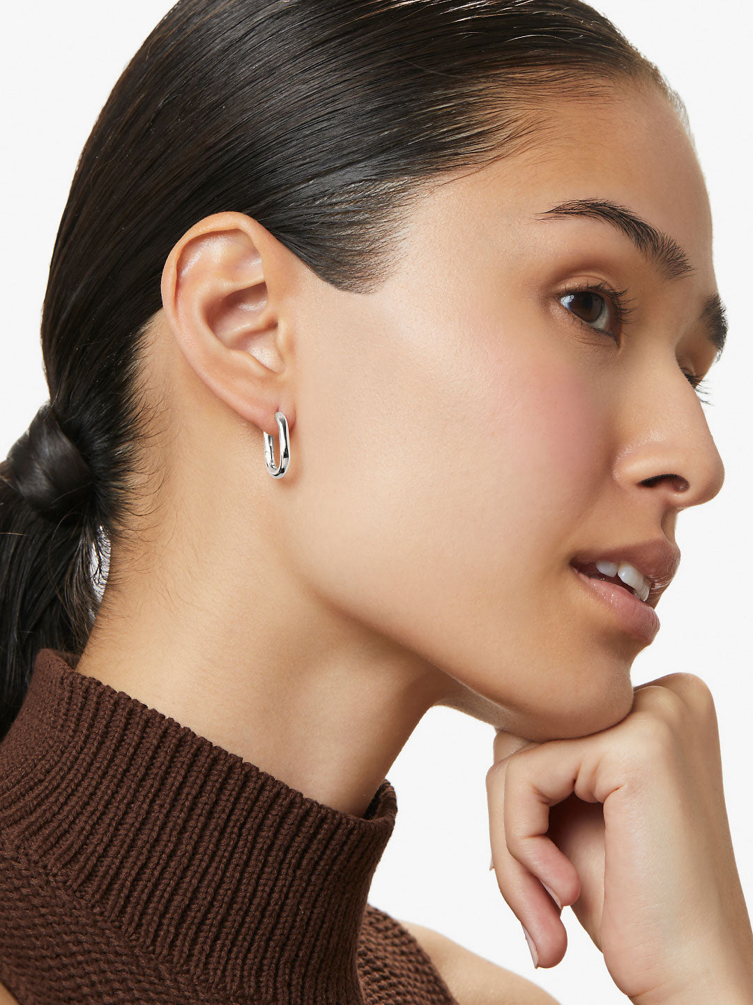 Ana Luisa Jewelry Earrings Small Hoops Silver Hoop Earrings Rox Small Silver Silver