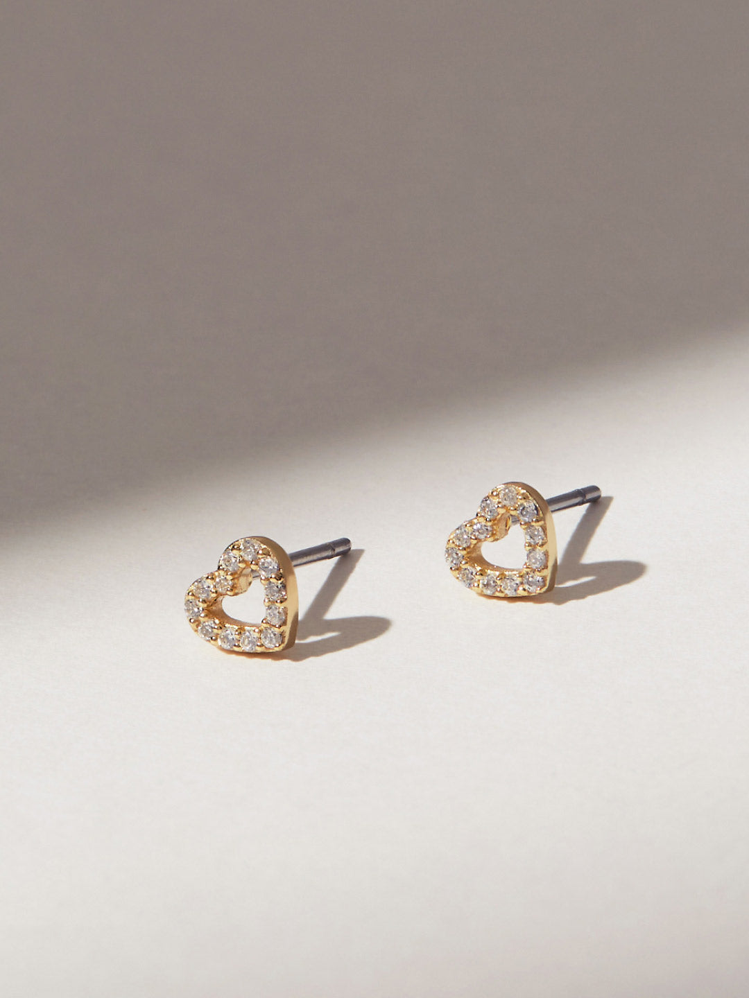 Ana Luisa Jewelry Earrings Stud Heart Stud Earrings Kokoro Silver