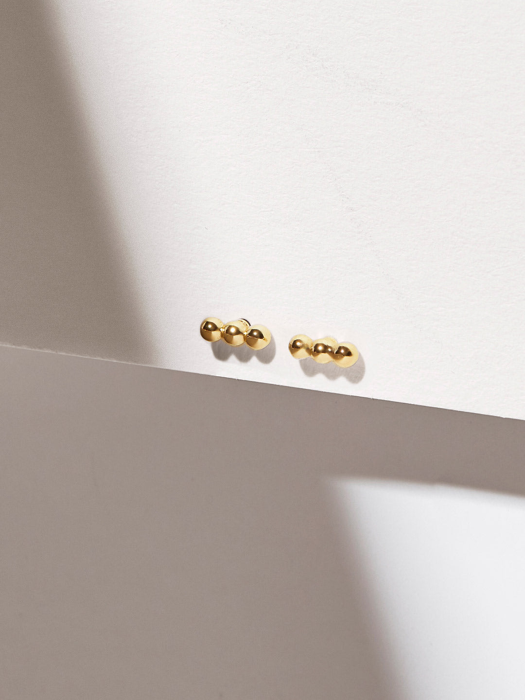 Ana Luisa Jewelry Earrings Stud Triple Bead Studs San Silver