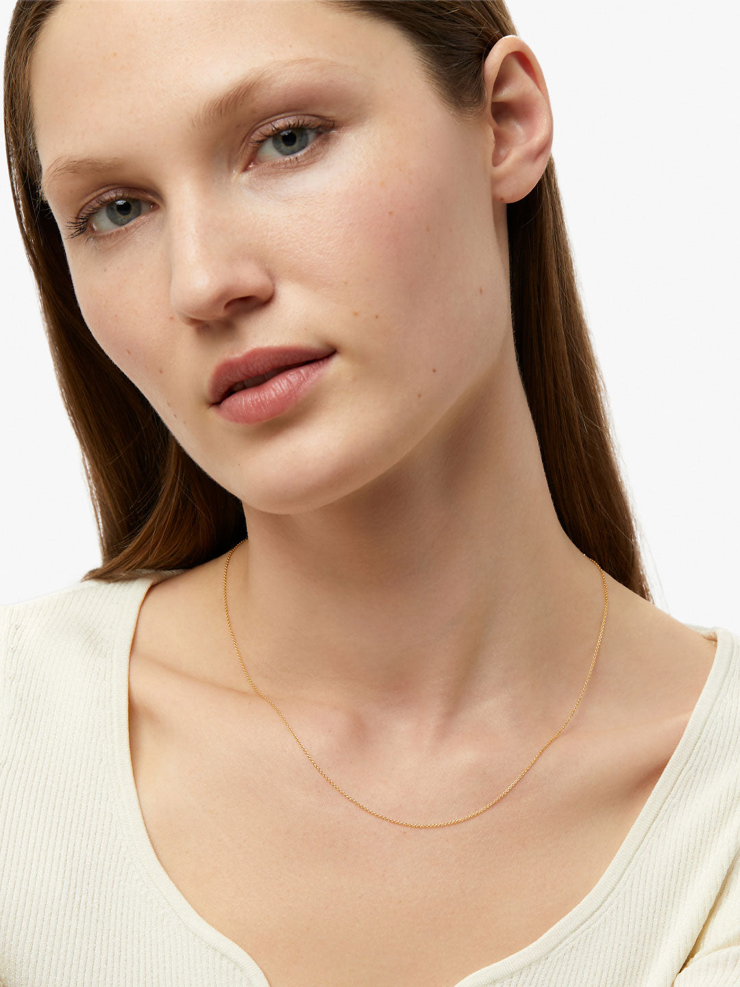 Ana Luisa Jewelry Necklaces Light Chains Dainty Gold Necklace Gold Chain Necklace Solid Gold