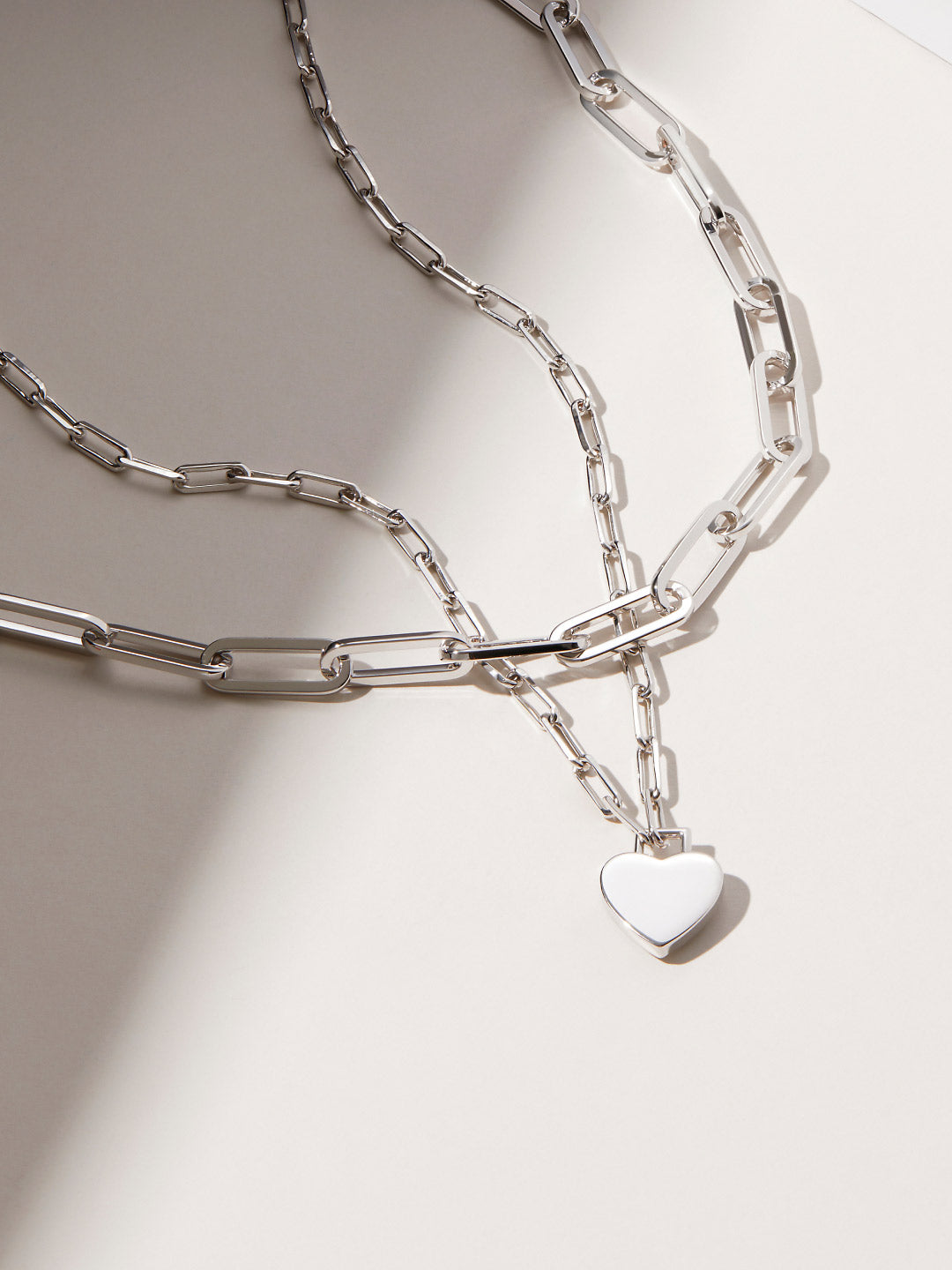 Ana Luisa Jewelry Necklaces Sets Heart Necklace Set Summer Silver Rhodium