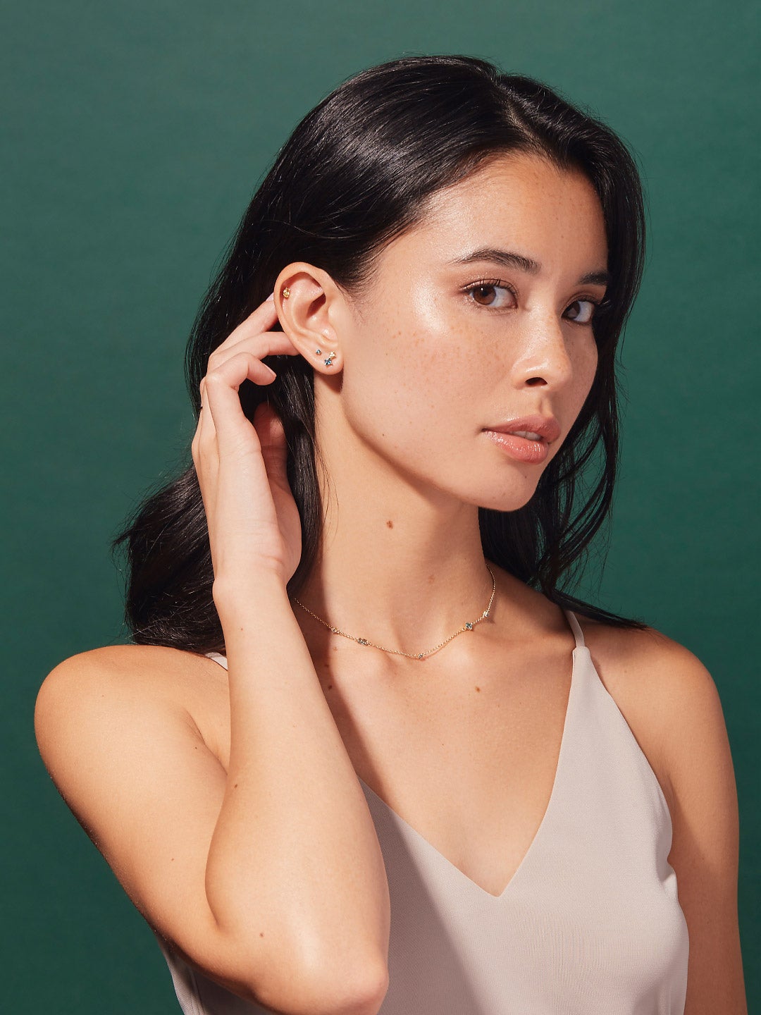 6 - Ana Luisa Jewelry Earrings Stud Earrings Set Val Marine Gold