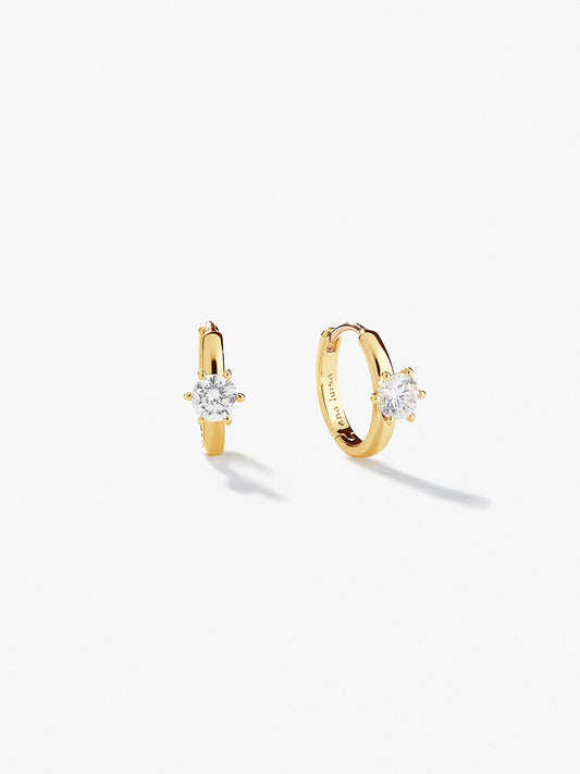 Ana Luisa Earrings Huggie Earrings Statement Huggie Hoops She said yes Silver