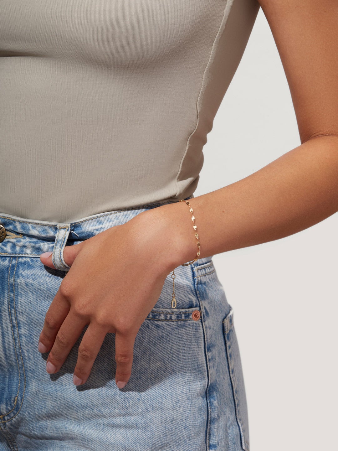 Ana Luisa Jewelry Bracelets Chain Bracelet Simple Chain Bracelet Ope Gold