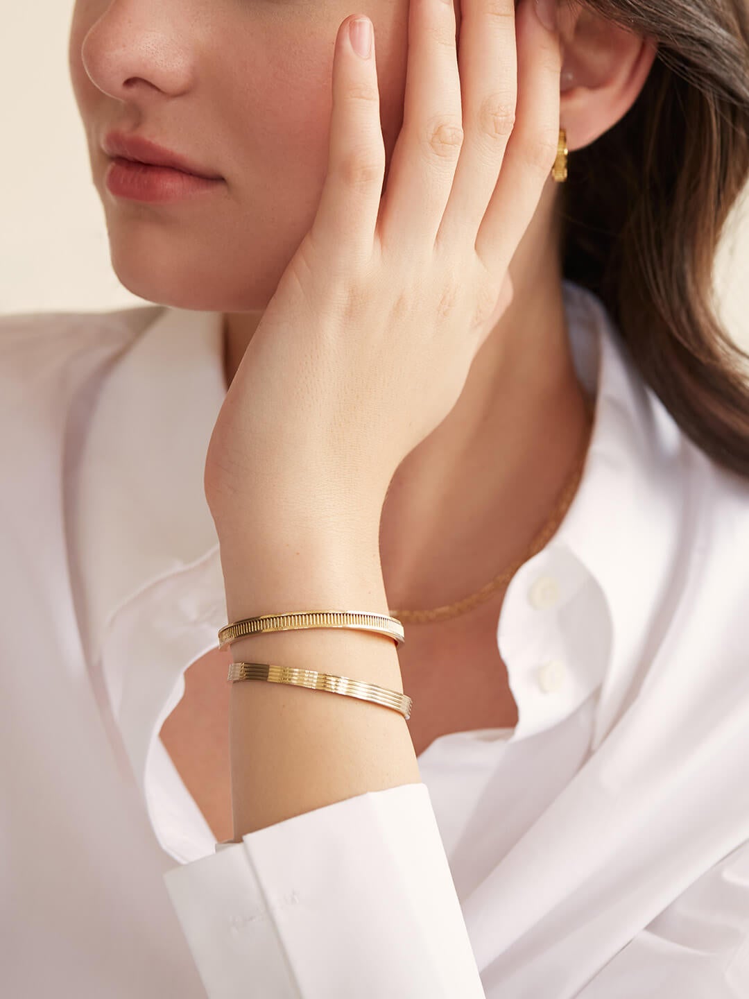 Ana Luisa Jewelry Bracelets Cuff Bracelet Banded Cuff  Ovest Stainless Steel