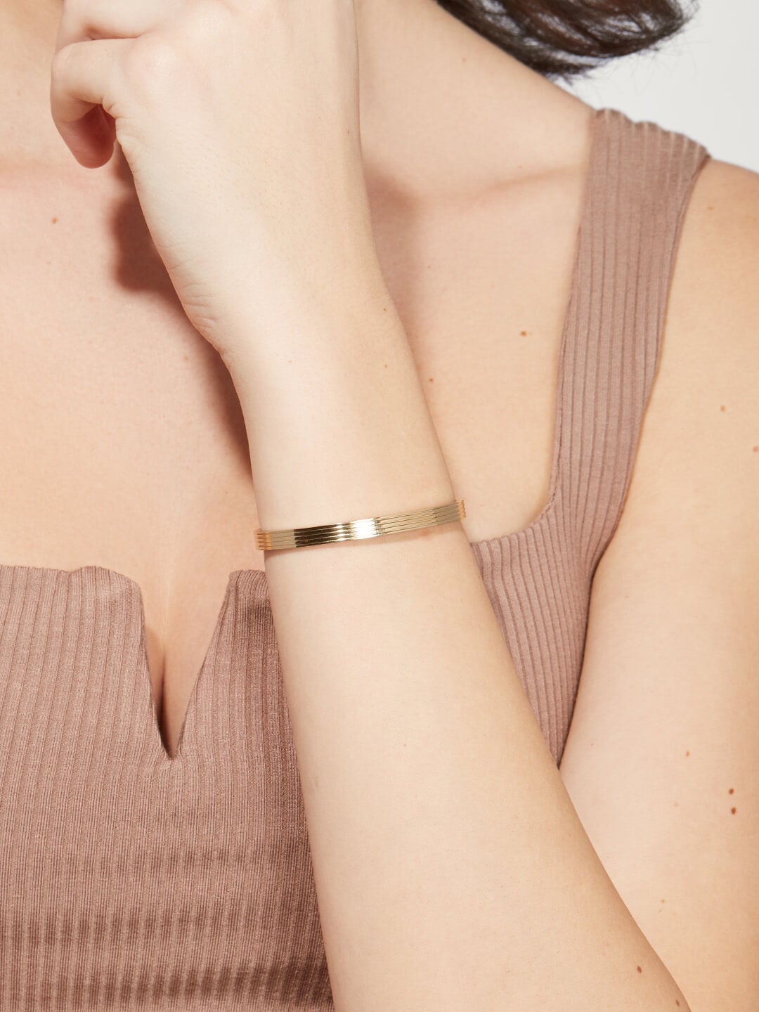 Ana Luisa Jewelry Bracelets Cuff Bracelet Banded Cuff  Ovest Stainless Steel