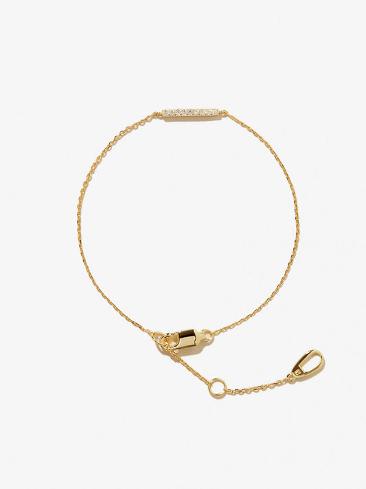 Ana Luisa Jewelry Bracelets Light Chains Bar Bracelet Carette Silver.