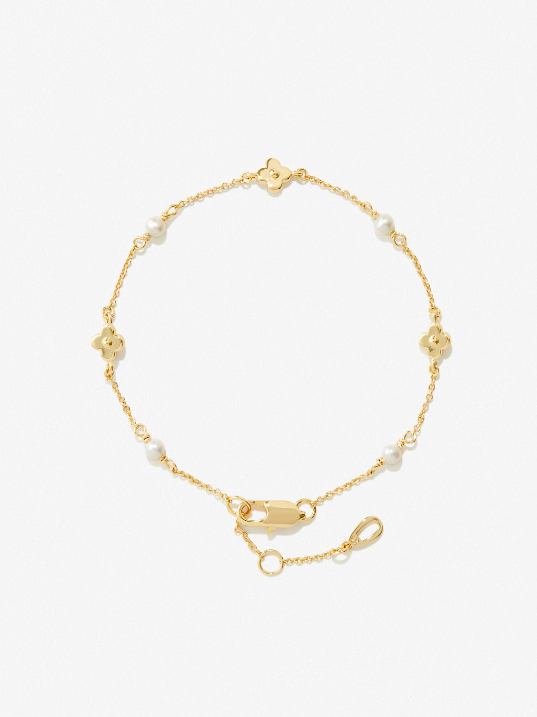 Ana Luisa Jewelry Bracelets Light Chains Flower Bracelet Hannah Bracelet Gold