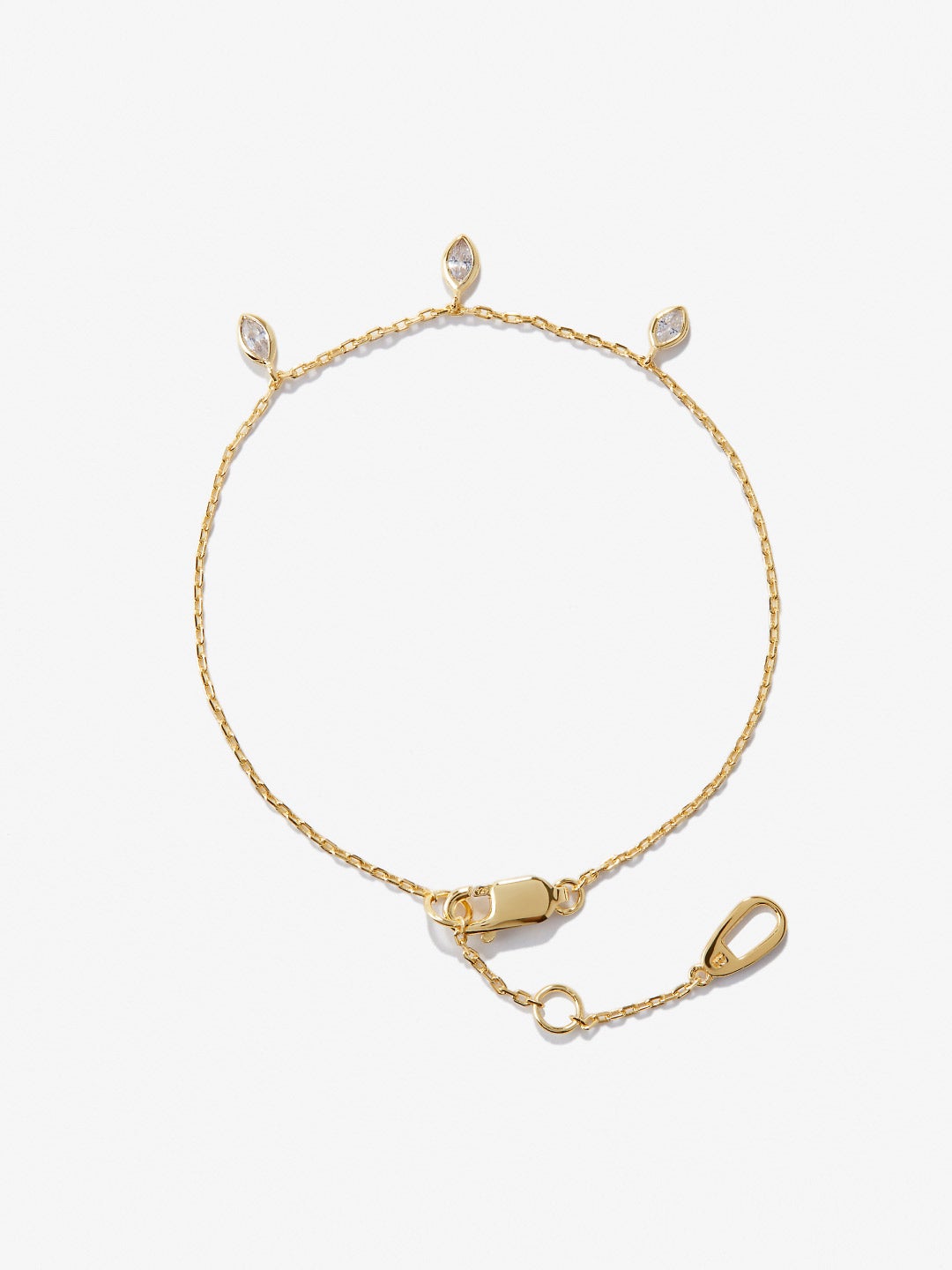 Ana Luisa Jewelry Bracelets Medium Chains Gold Charm Bracelet Rani Silver
