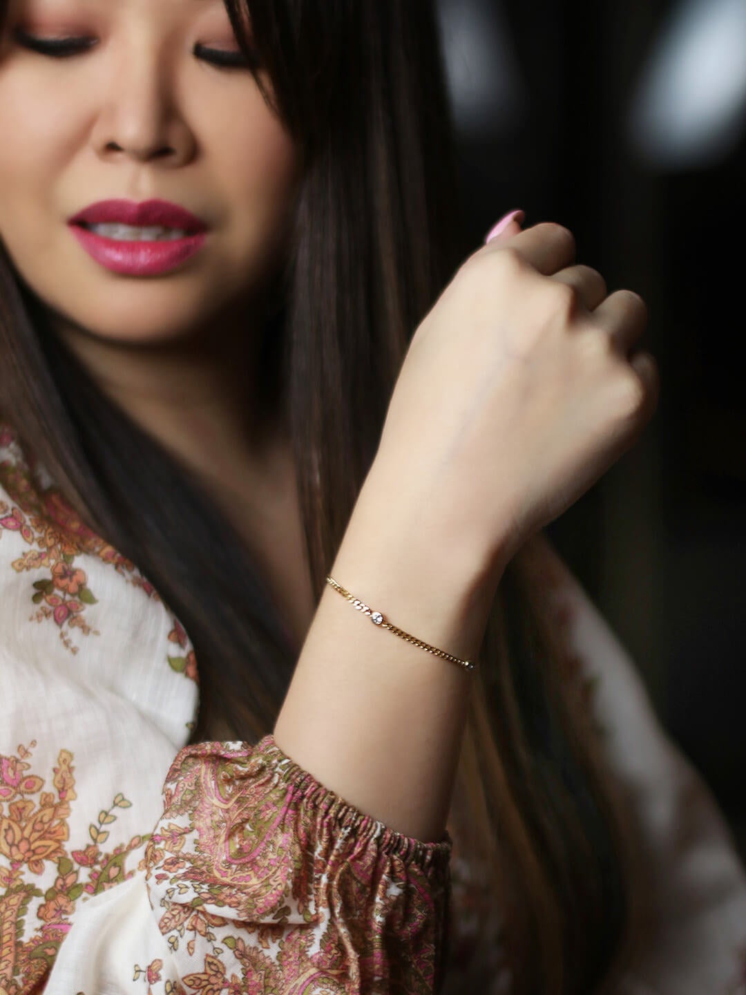 Ana Luisa Jewelry Bracelets White Topaz Gold Bracelet MIM Bracelet Gold