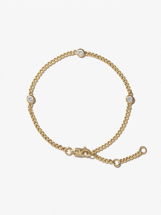 Ana Luisa Jewelry Bracelets White Topaz Gold Bracelet MIM Bracelet Gold