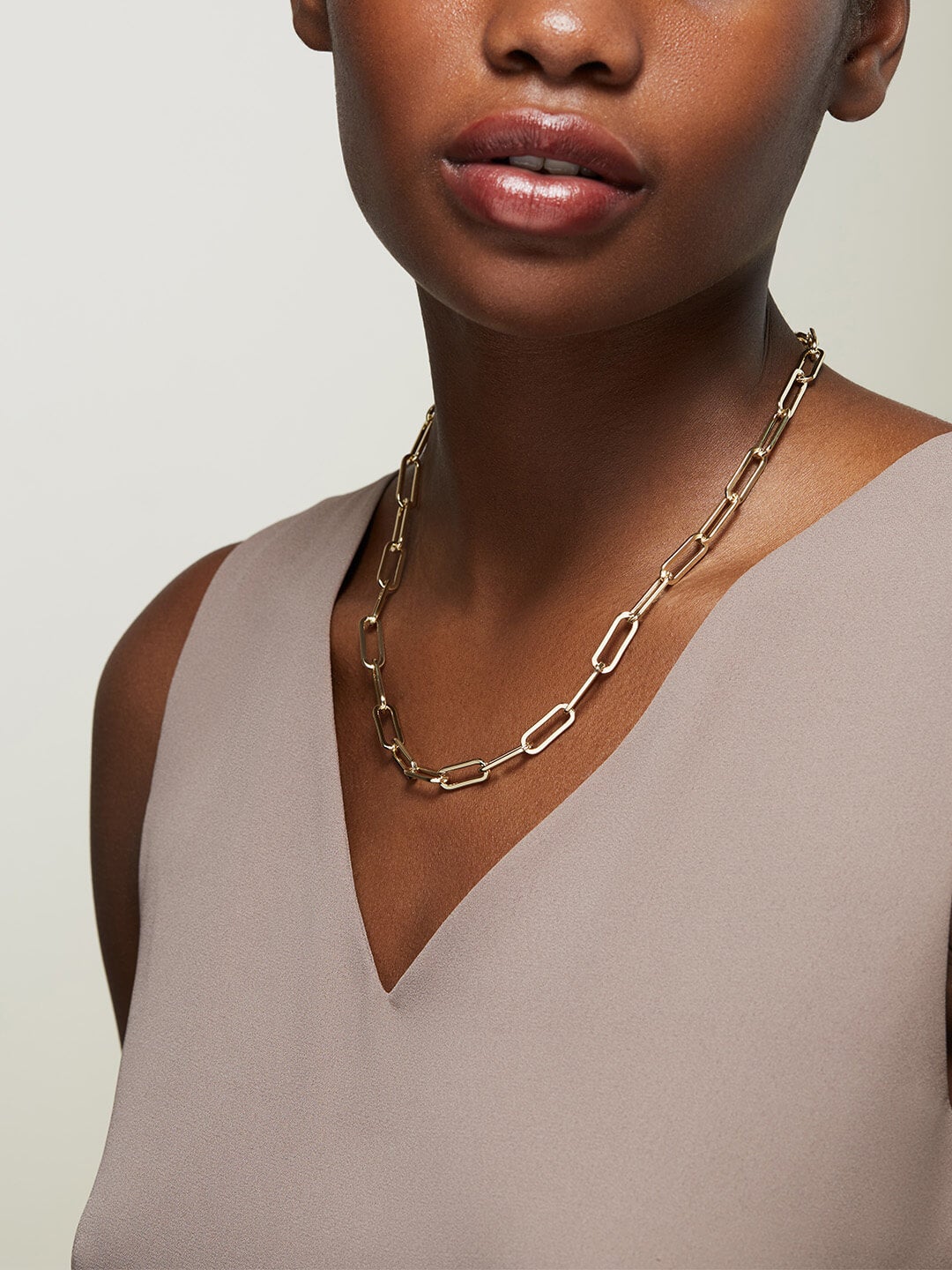 Ana Luisa Jewelry Chain Necklace Gold Link Necklace Blake Gold