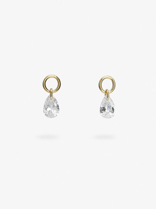 Ana Luisa Jewelry Charms Earring Charms Floating Stone Charms Gold