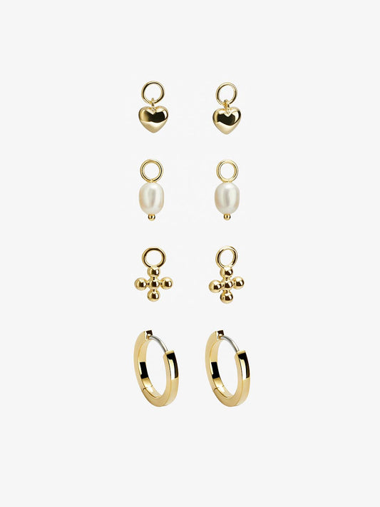 Ana Luisa Jewelry Charms Earring Charms Hopeless Romantic Starter Kit Gold