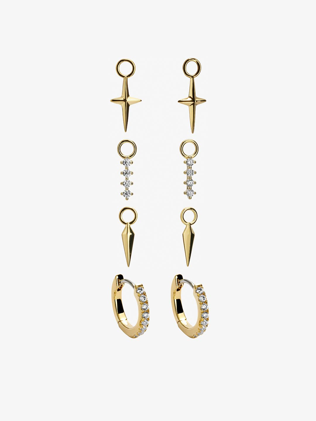 Ana Luisa Jewelry Charms Earring Charms Midnight Charm Starter Kit Gold