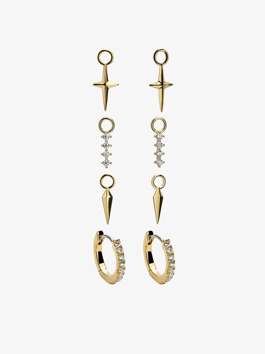 Ana Luisa Jewelry Charms Earring Charms Midnight Charm Starter Kit Gold
