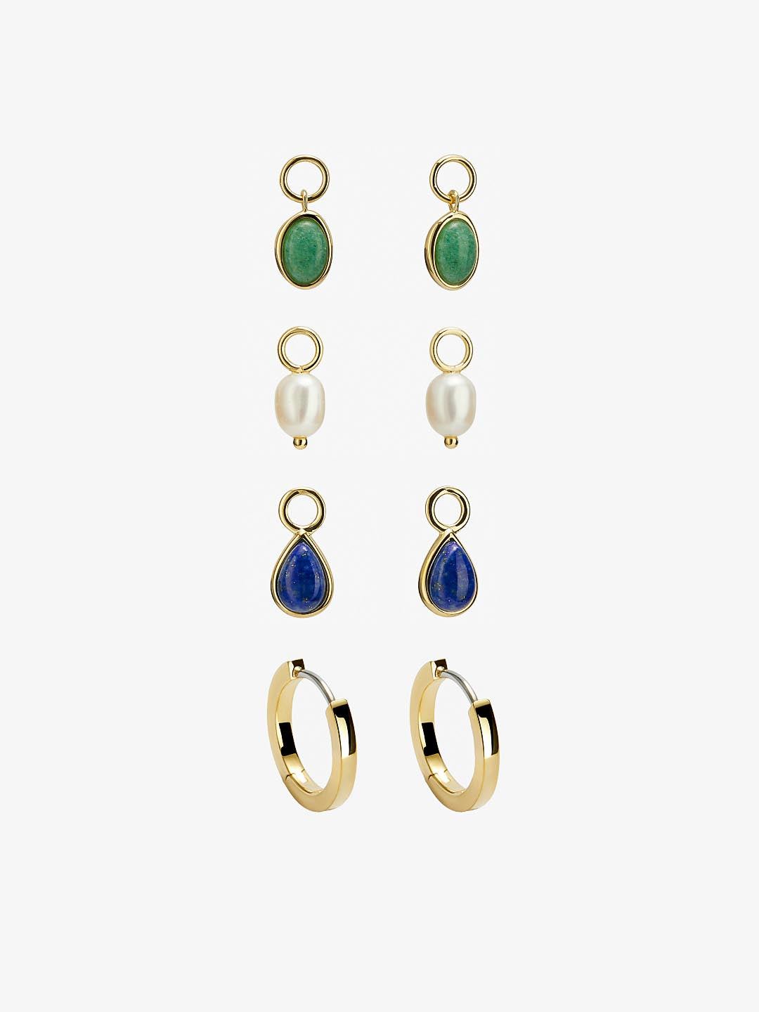 Ana Luisa Jewelry Charms Earring Charms Semi Charmed Starter Kit Gold