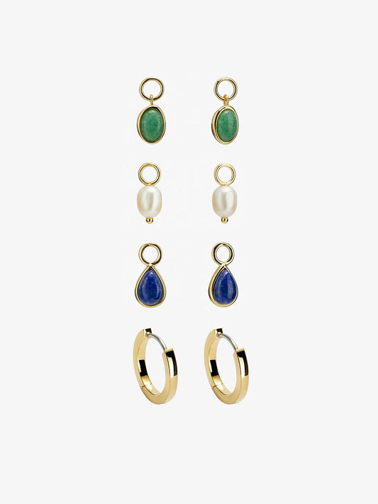 Ana Luisa Jewelry Charms Earring Charms Semi Charmed Starter Kit Gold