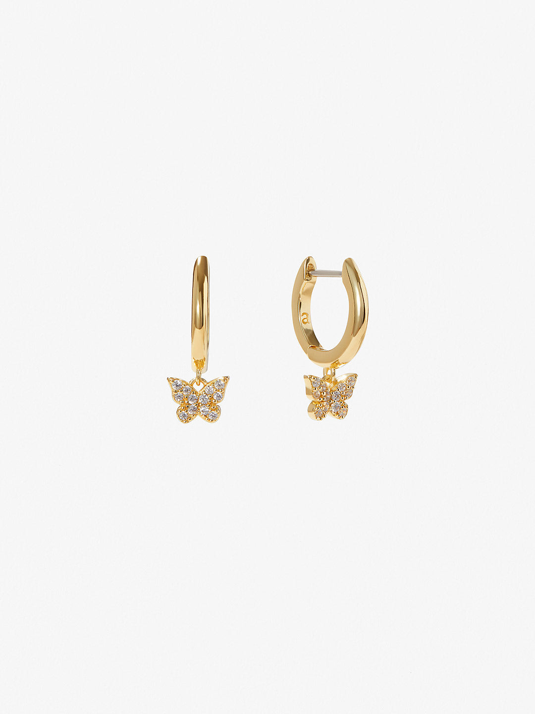 Ana Luisa Jewelry Earring Drop Butterfly Earrings Papillon Silver