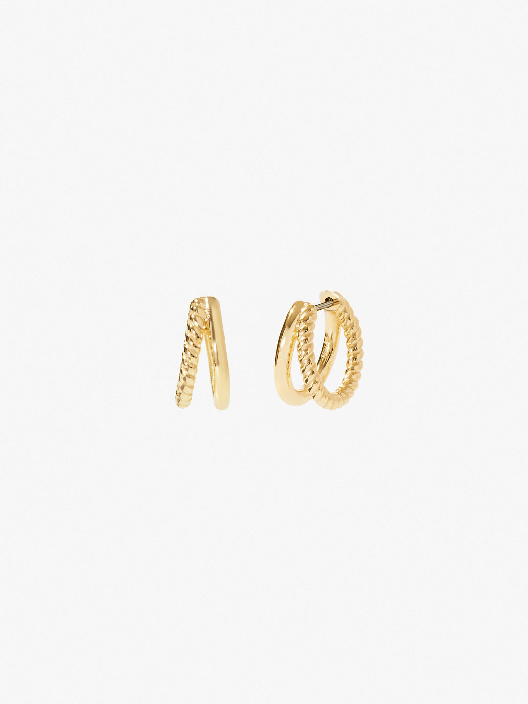 Ana Luisa Jewelry Earring Huggie Small Hoop Earrings Jesse Silver