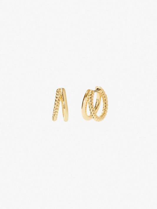 Ana Luisa Jewelry Earring Huggie Small Hoop Earrings Jesse Silver