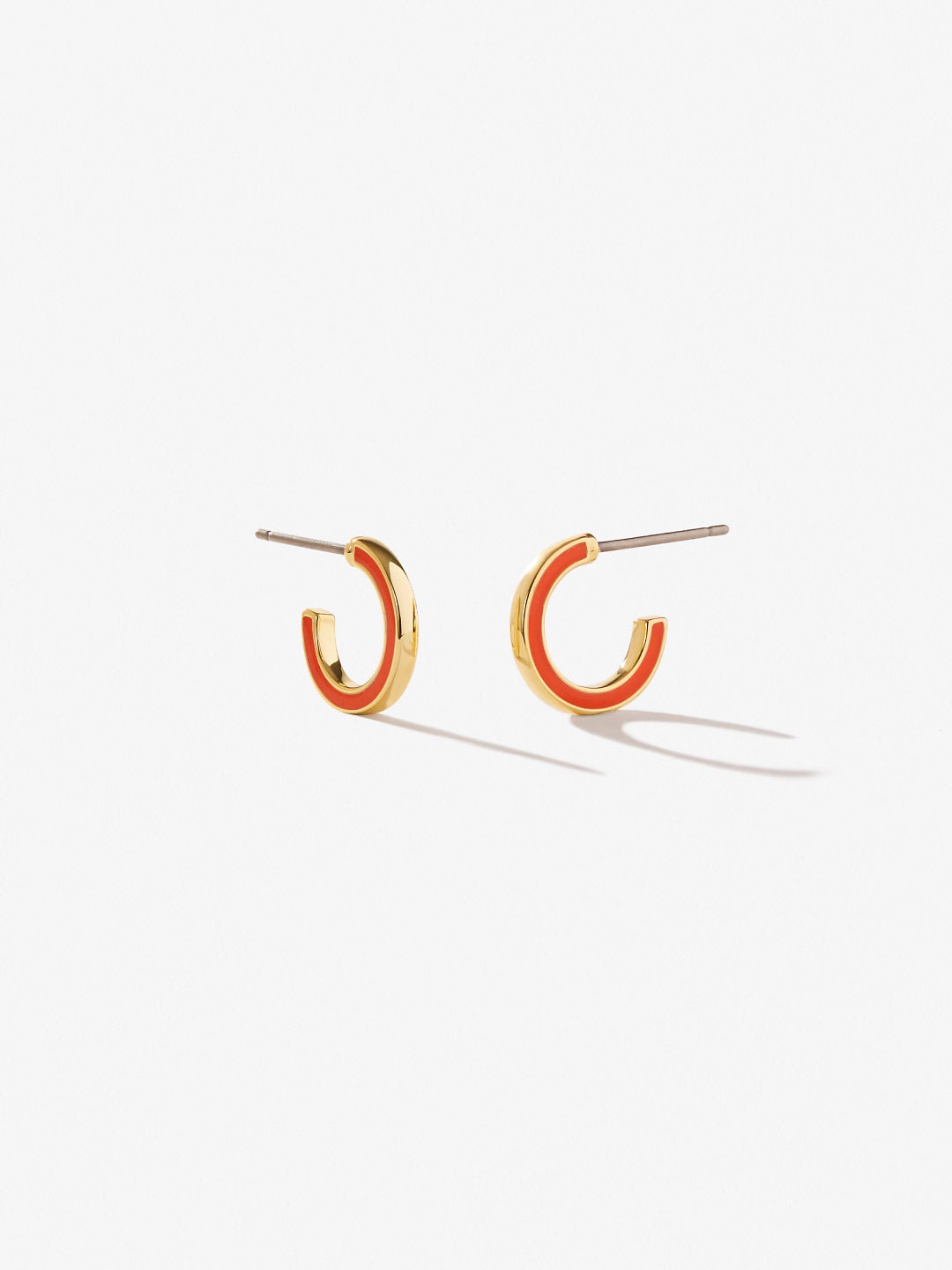 Ana Luisa Jewelry Earring Small Hoops Mini Hoop Earrings Cori Poppy Gold