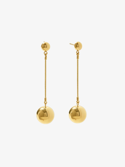Ana Luisa Jewelry Earring Statement Ball Drop Earrings Noor Stainless Steel