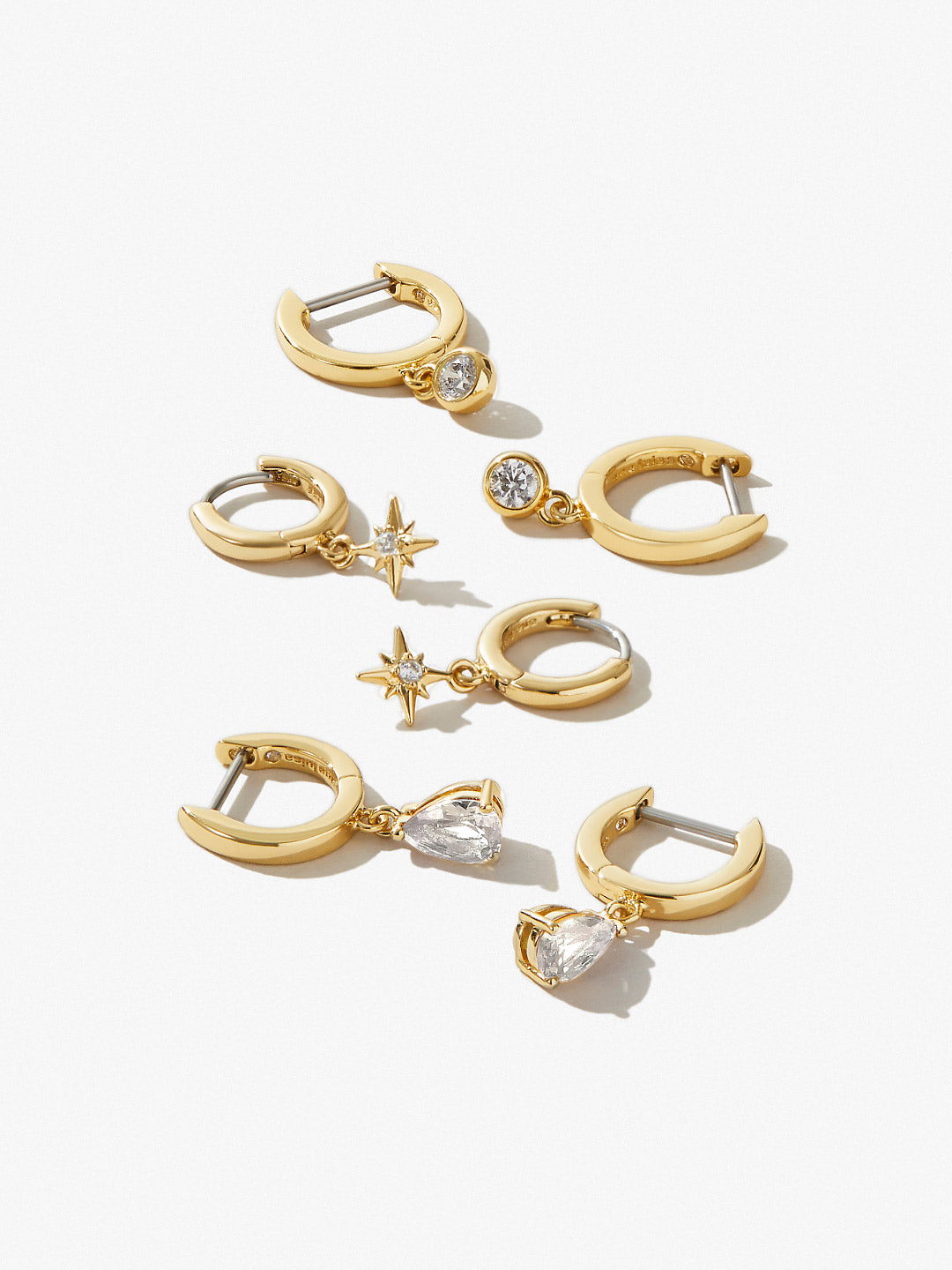 Ana Luisa Jewelry Earrings Charm Earring Bundle Gold